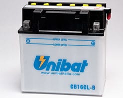 Акумулатор за мотор UNIBAT CB16CL-B 12V 19AH R+