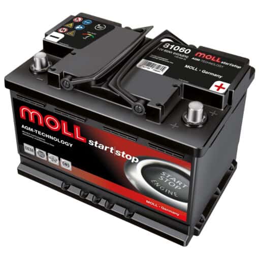 Акумулатор MOLL AGM 12V 105AH 950A R+