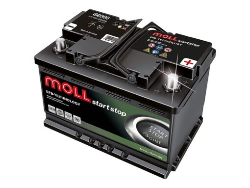 Акумулатор MOLL EFB StartStop 12V 60AH 640A R+