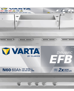 Акумулатор VARTA DYNAMIC EFB 560500064 12V 60Ah 640A R+