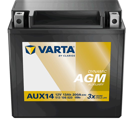 Акумулатор VARTA DYNAMIC AUX 513106020 AGM 13Ah 200A L+