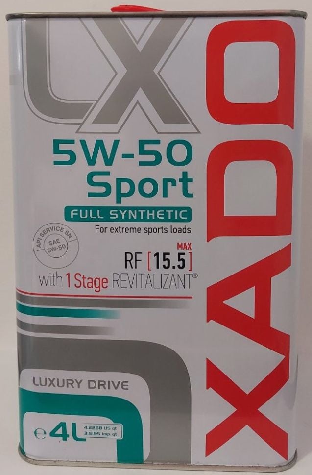 Масло XADO Luxury Drive 5W50 SN - 4L