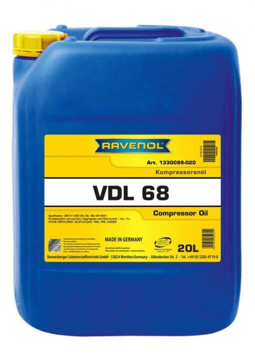 Компресорно масло Ravenol Kompressorenoel VDL 68 20L