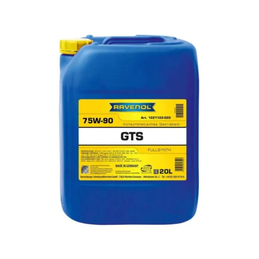 Трансмисионно масло RAVENOL Gear Trans Synth GTS 75W90 20L