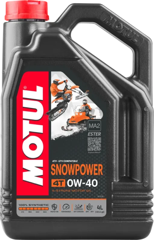 Масло MOTUL SNOWPOWER 4T 0W40 4L