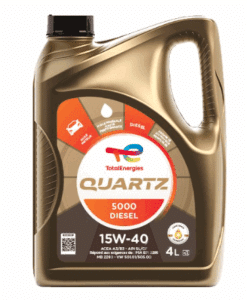 Масло TOTAL QUARTZ 5000 Diesel 15W40 4L