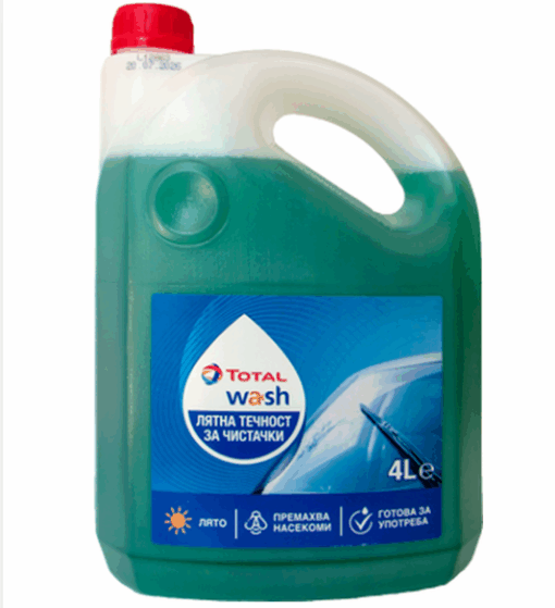 Лятна течност за чистачки TOTAL SUMMER WIPER FLUID 4L