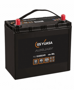 Акумулатор YUASA HJ-S46B24R JIS AGM 12V 45AH 325A L+