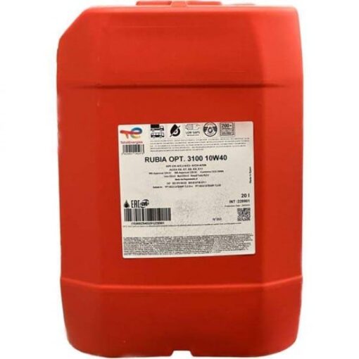 Масло TOTAL RUBIA OPTIMA 3100 10W40 20L
