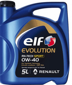 Масло ELF EVO RNTECH SPORT 0W40 5L